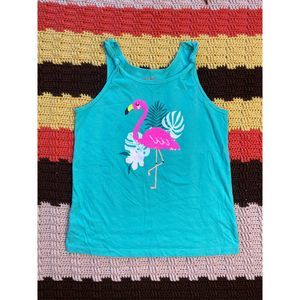 Flamingo Flip Sequin Tank Top by Cat & Jack, Girls Size XL 14 / 16